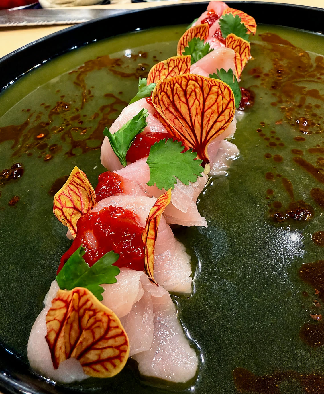 Sushi rolled and finished on-site by Chef Sean